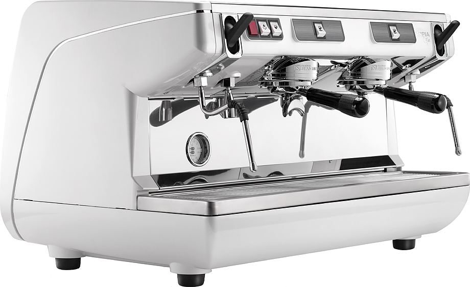 Кофемашина Nuova Simonelli Appia Life 2Gr S white высокие группы, экономайзер