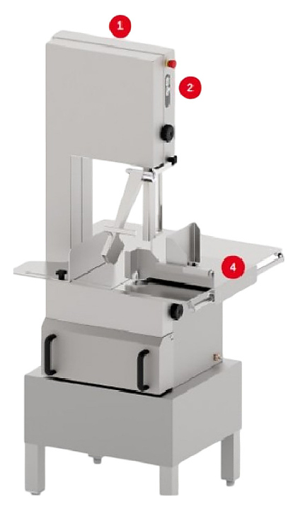 Пила для резки мяса Apach ASWX155A 3ф