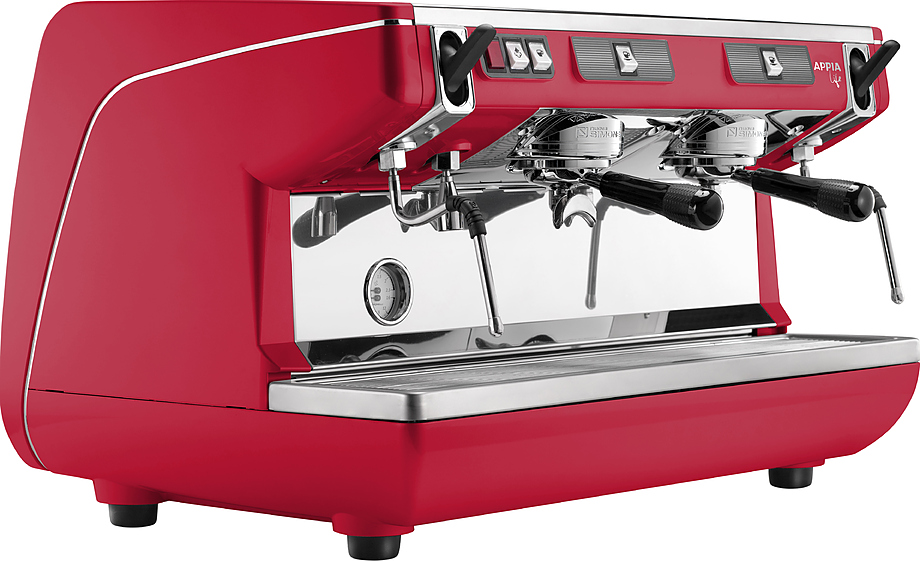 Кофемашина Nuova Simonelli Appia Life 2Gr S red высокие группы, экономайзер